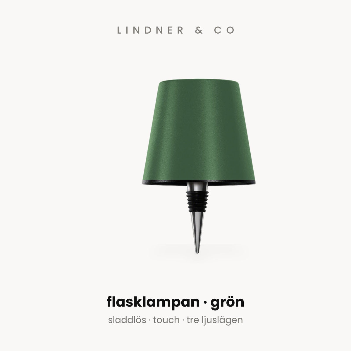 Flasklampan gron